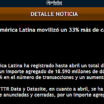 El mercado transaccional de Amrica Latina moviliz un 33% ms de capital hasta abril